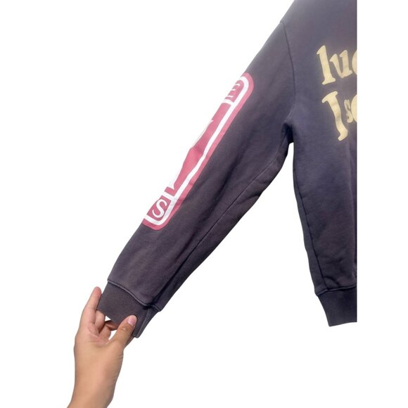 Lucky Me I See Ghosts Hoodie Kanye West x Kid Cudi Camp Flow Gnaw Medium Black - Picture 8 of 10